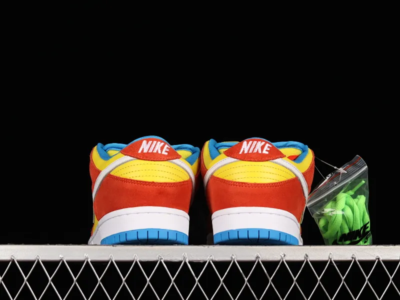 All categories Nk SB Dunk series Nk SB Dunk Low low-top sneakers J version Nk SB Dunk Low Pro "Bart Simpson" yellow orange Simpson SB low-top sports and leisure sneakers BQ6817-602